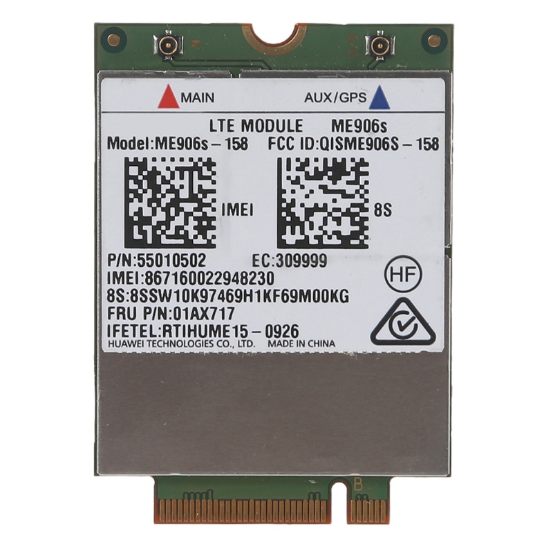 Thẻ mạng 4G ME906S 158 cho Thinkpad X260 T460 T460S Module 01AX717