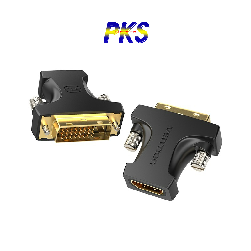 Đầu Chuyển Đổi Cổng Kết Nối Tivi Máy Chiếu Cổng DVI 24+1 sang HDMI chính hãng VENTION