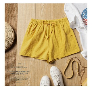 Quần shorts nữ, quần đùi đũi cạp chun