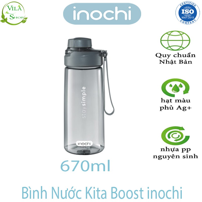 Bình Đựng Nước, Bình Nước Chịu nhiệt Kita Boost 460ml - 670ml, Bình Nước Cao Cấp Xuất Nhât - Châu Âu - Eu | BigBuy360 - bigbuy360.vn