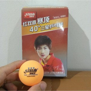 Dhs Set 6 Quả Bóng Bàn Bằng Nhựa 3 Sao 40 + Dhs 3 Star