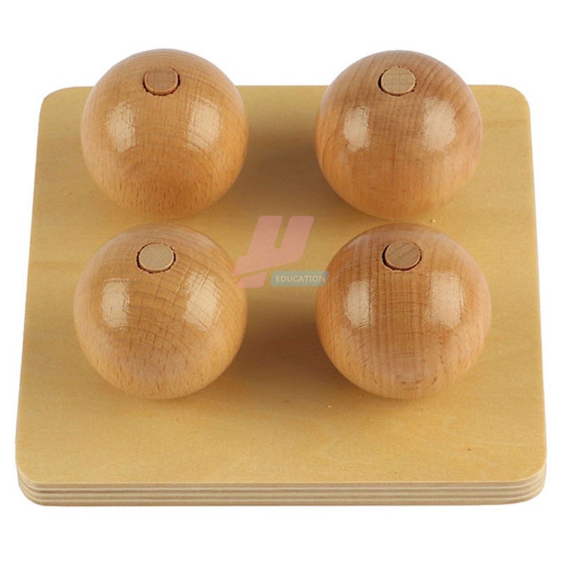 Giáo cụ Montessori 0-3 tuổi - BÓNG TRÊN CHỐT NHỎ