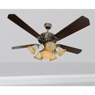 Quạt trần phòng ngủ SuperVilighting trang trí phòng khách bàn ăn 109 động cơ đồng điều khiển từ xa