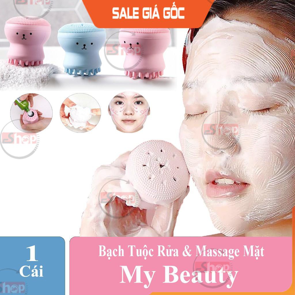 [Hàng Xịn] Cọ Rửa Mặt Massage Tạo Bọt Hình BẠCH TUỘC MY BEAUTY. Cọ Làm Sạch Mặt Hình Bạch Tuộc Dễ Thương, Siêu Tiện Lợi