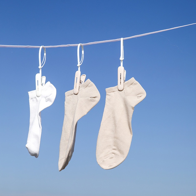 Set 12 Kẹp Nhựa Phơi Quần Áo Chống Gió Nhiều Màu