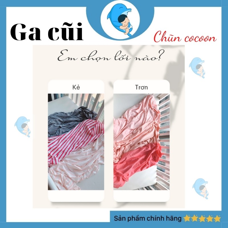 Ga Bọc Nệm Cũi Chũn Nest Mát Mịn Mềm Mại Thấm Hút Tốt An Toàn Cho Bé Chính Hãng CoCoon