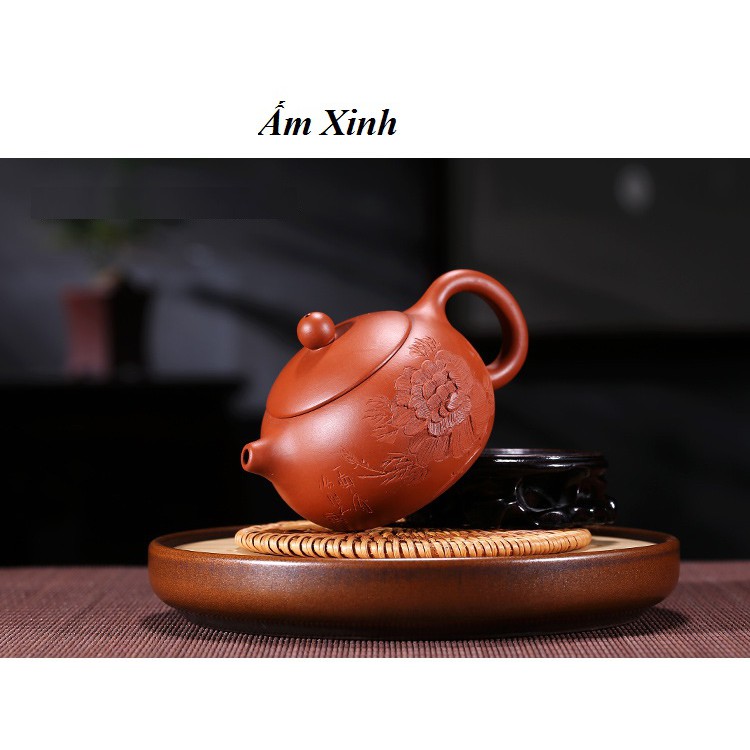 Ấm Tử Sa Nghi Hưng Tây Thi Mẫu Đơn 250 ml