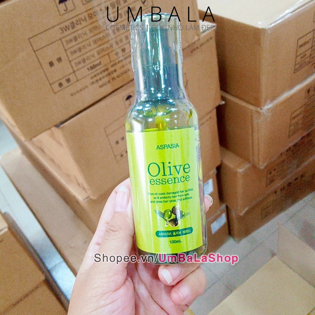 Dầu oliu dưỡng tóc Aspasia Olive Essence (100ml)