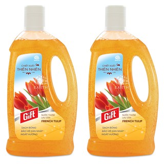 Combo 2 Chai Nước Lau sàn Gift 1000ml (Hương hoa thiên nhiên)