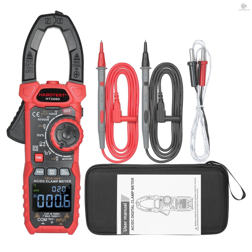 CCCC Đồng Hồ Đo Vạn Năng HABOTEST AC/DC Kỹ Thuật Số