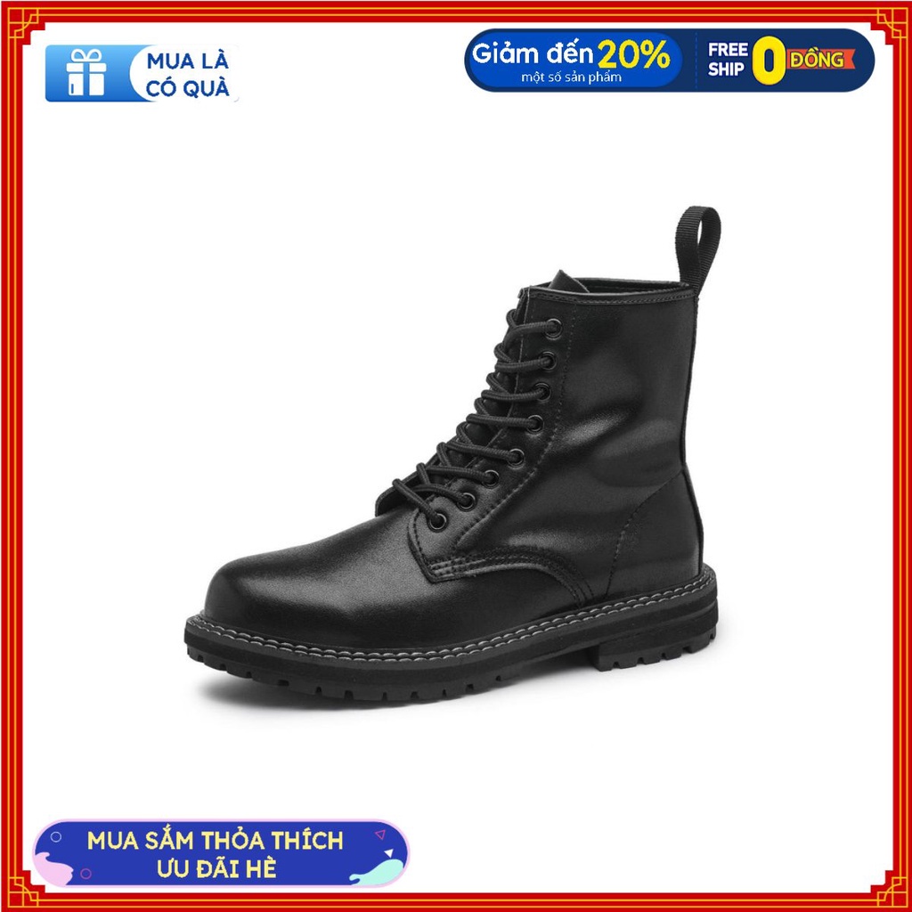 Giày Boot Nam Cao Cấp - Giày cao cổ nam - Giày Boots Black Panther