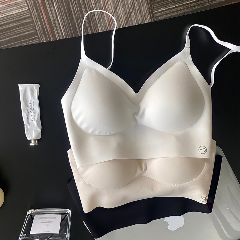 Áo Ngực Bra Hở Lưng Nâng Ngực, Chất Su Lụa Không Viền Cao Cấp