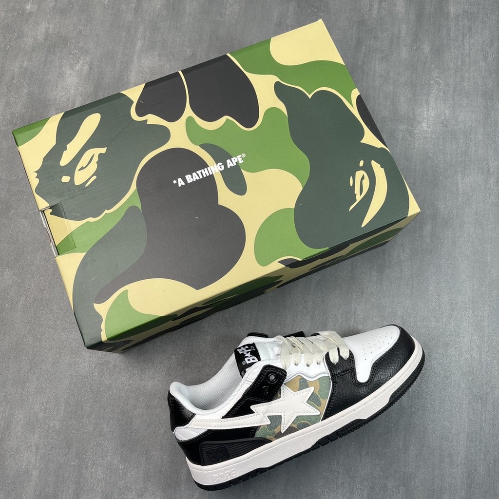 Giày Thể Thao Cổ Thấp Bathing Ape BAPE SK8 Sta Size 39-45