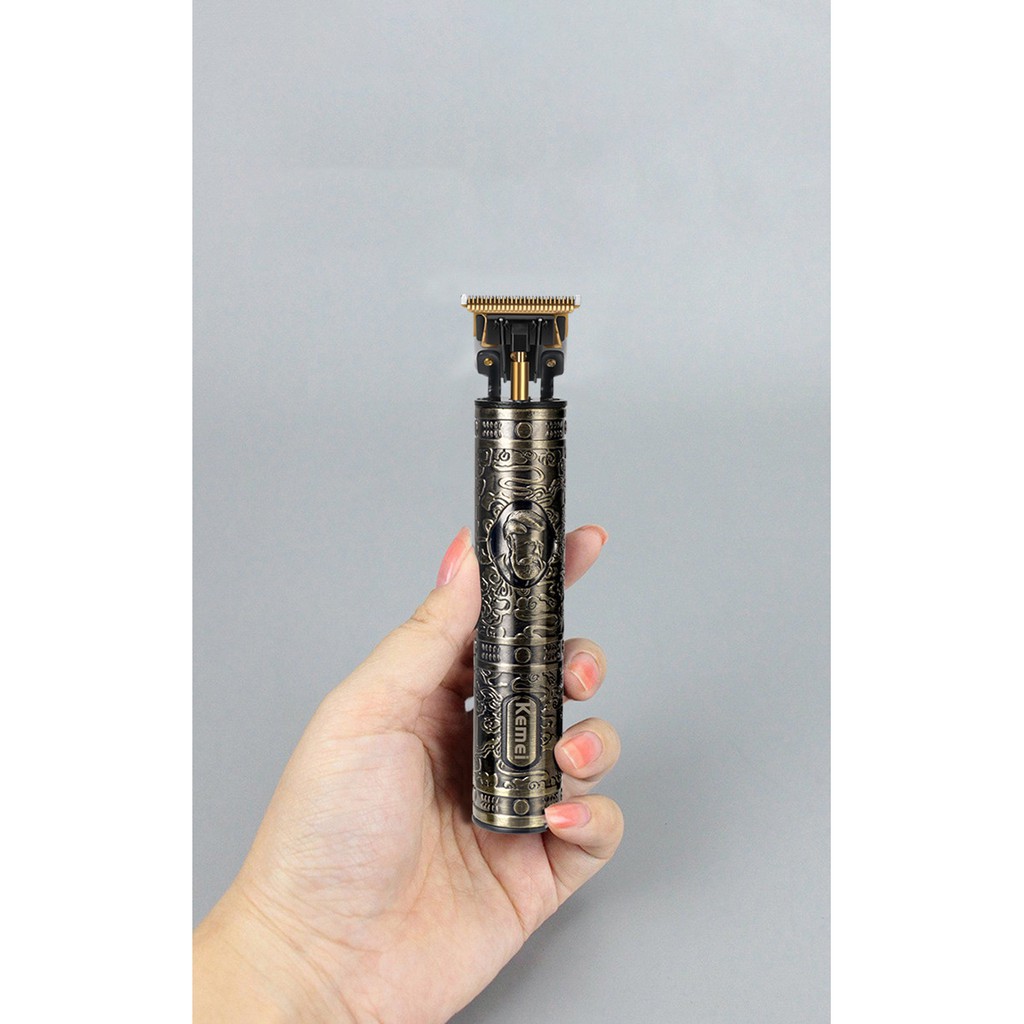 Tông đơ cắt tóc Kemei T9 KM-700D chấn viền cạo chỉ không dây chuyên nghiệp
