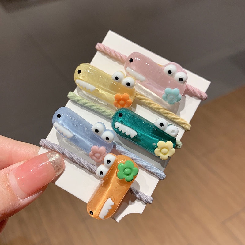 Dây Buộc Tóc Cao Su Họa Tiết Hoạt Hình Phong Cách Hàn Quốc Đáng Yêu Dành Cho Trẻ 2022