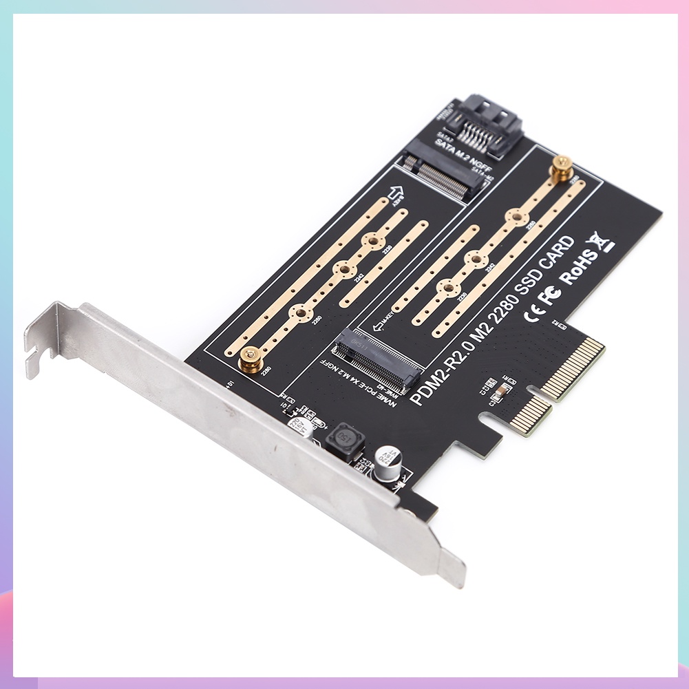 Thẻ chuyển đổi mở rộng M.2 NVME sang PCIE SSD sang PCI-E 3.0 X4 SATA | BigBuy360 - bigbuy360.vn