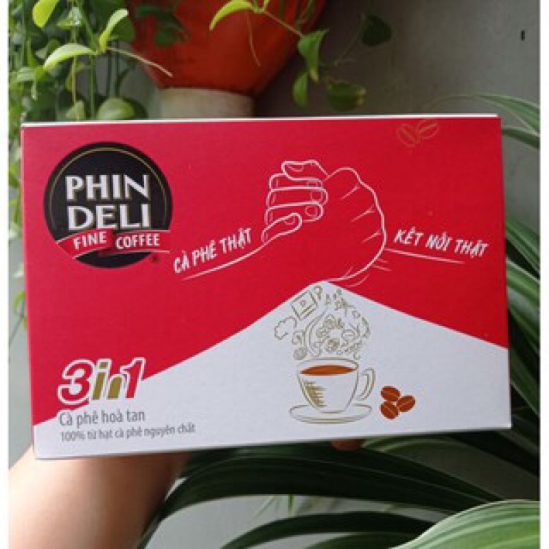 CAFE HOÀ TAN PHINDELI 3IN1 (17gr x 18 gói)