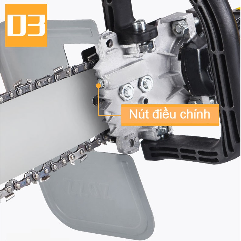 Bộ lưỡi cưa xích gắn máy mài, máy cắt cầm tay 11.5 inch cho máy M10 - M13 có hộp tra nhớt