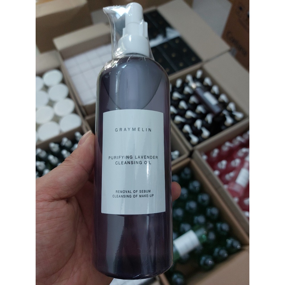 Dầu Tẩy Trang Hoa Oải Hương Graymelin Purifying Lavender Cleansing Oil 400ml
