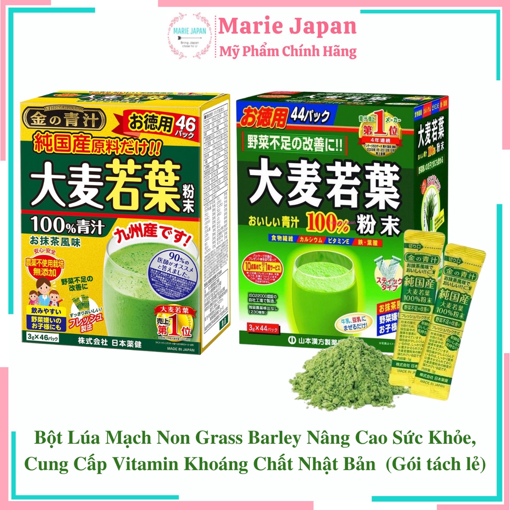 Bột lúa mạch non Grass Barley Nhật Bản