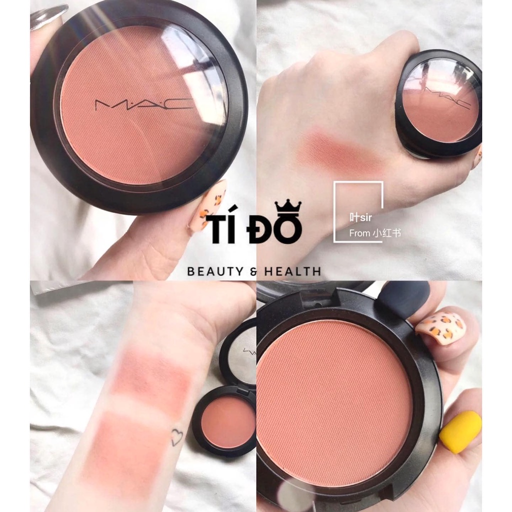 MAC - Phấn Má Powder Blush Màu Burnt Pepper/Melba