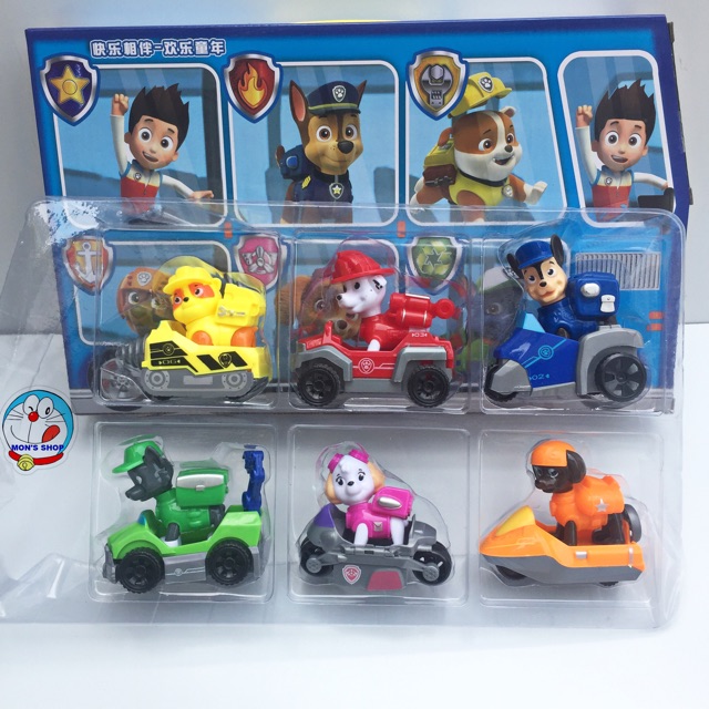 Đồ chơi 6 chú chó cứu hộ Pawpatrol chạy trớn