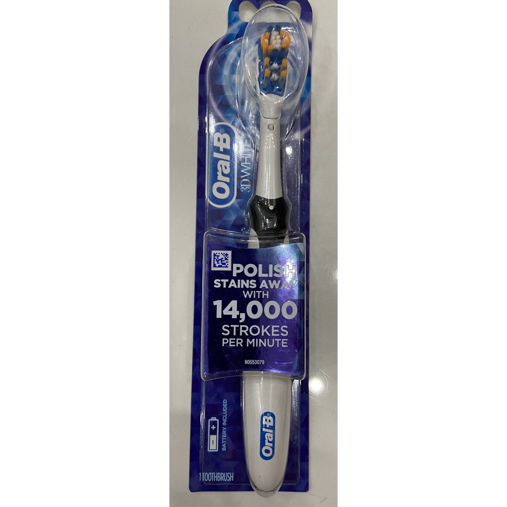 Bàn chải pin Oral B 3D White hàng USA