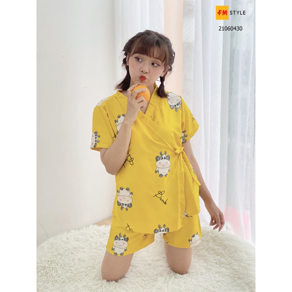 [Mã FMSTYLE30 giảm 10% đơn 99k] Đồ bộ Pijama nữ FM Style chất vải kate thái xịn, mềm mịn - thoáng mát 21060430 | BigBuy360 - bigbuy360.vn