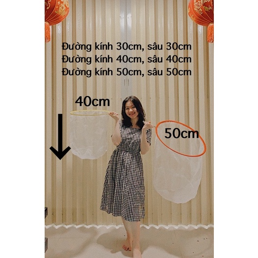 VỢT NANO LÒNG SÂU LỌC ARTEMIA BOBO TRÙN CHỈ 30cm 40cm 50cm //