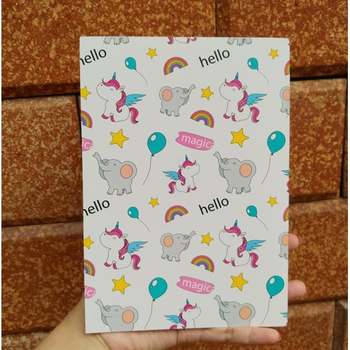 1 quyển vở I'M UNICORN khổ A5 như hình- Siêu xinh- Bìa cán mờ