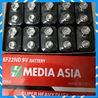 Pin 9V vuông cho test mạng và MIC không dây