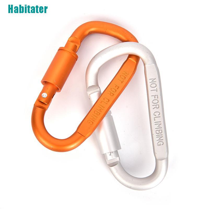 1 Móc Khóa Leo Núi Hình Chữ D Bằng Hợp Kim Nhôm