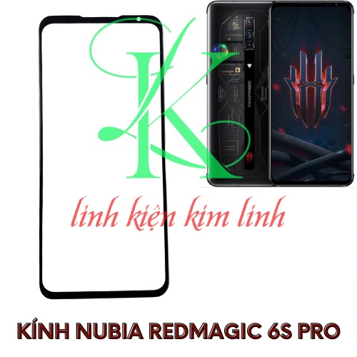 Kính zte nubia redmagic 6s pro( kính ép cho redmagic 6s pro)