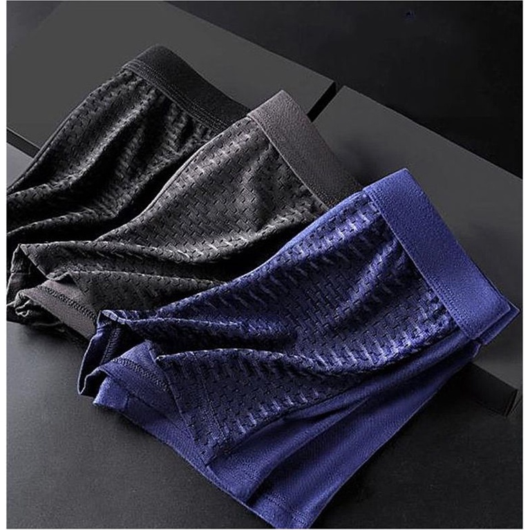 Bộ 4 Quần Lót Boxer Plus Size Cho Nam