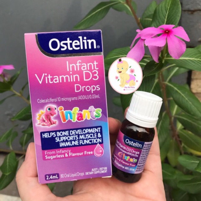  Vitamin D3 Ostelin Úc dạng giọt Drops