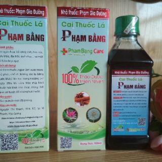 Nước xúc miệng cai thuoc la Phạm Bằng [Mẫu mới giảm giá]