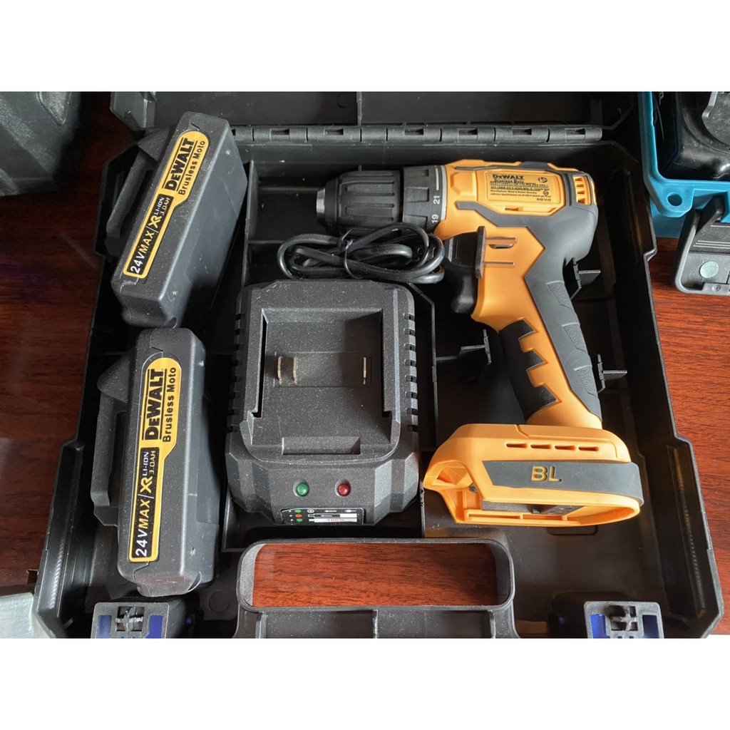 Máy khoan china 18v chân Makita không than, 21 cấp trượt. .BN