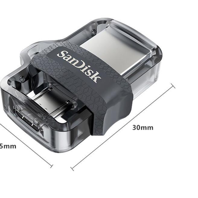 Ổ Cứng Sandisk Ultra Dual Drive M3.0 32gb 64gb 128gb Usb 3.0 Otg Gzt-234