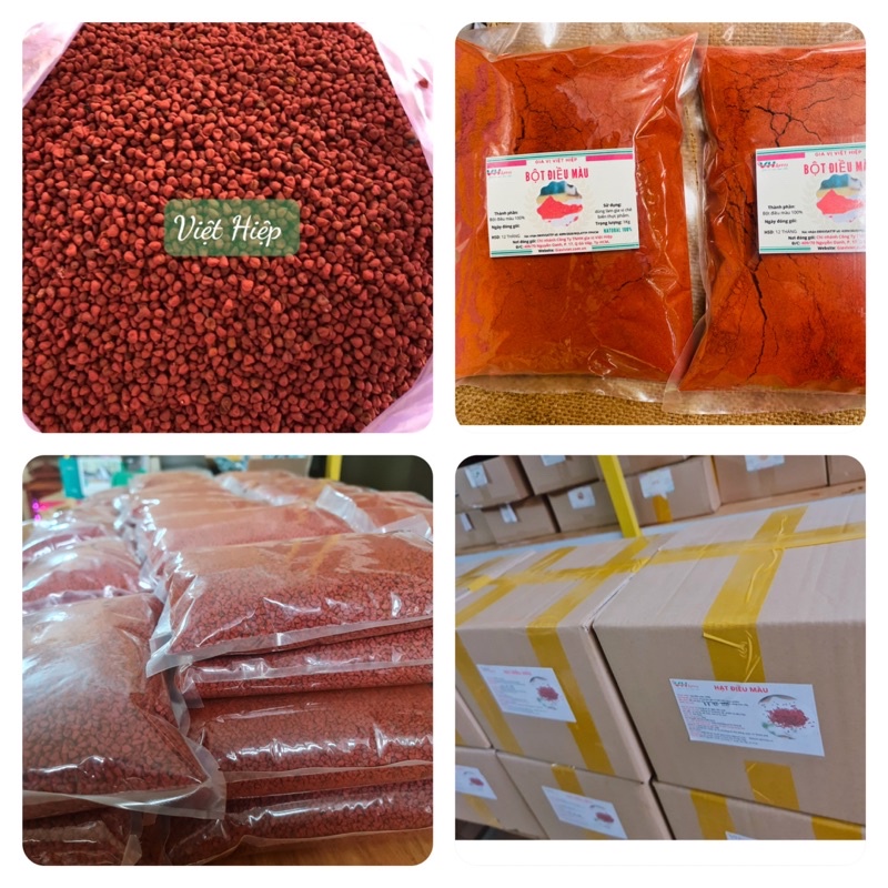 Bột Điều Màu Việt Hiệp - Màu Đỏ Tự Nhiên, Nguyên Chất