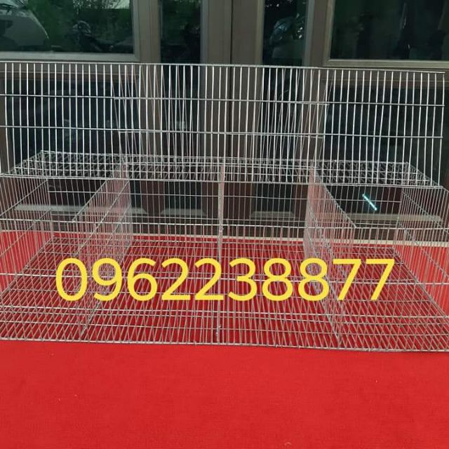 Lồng thỏ thịt chia ô