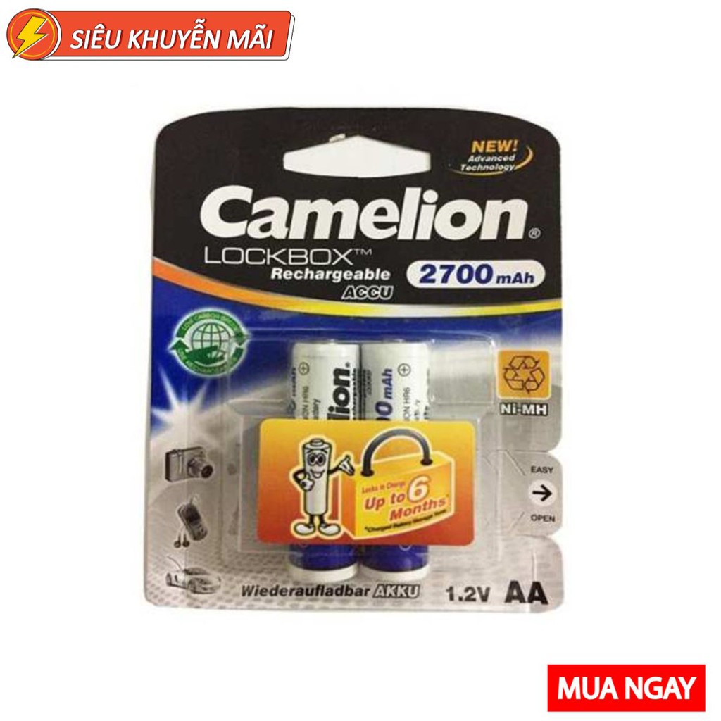 Pin sạc AA Camelion 2700mAh