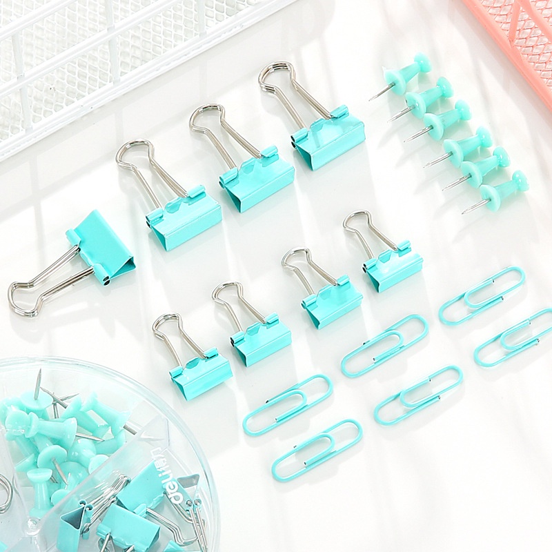 Bộ 72 kẹp SeamiArt dạng kẹp giấy đuôi dài/kẹp tệp/ghim 2 màu sắc tùy chọn cho học sinh/văn phòng