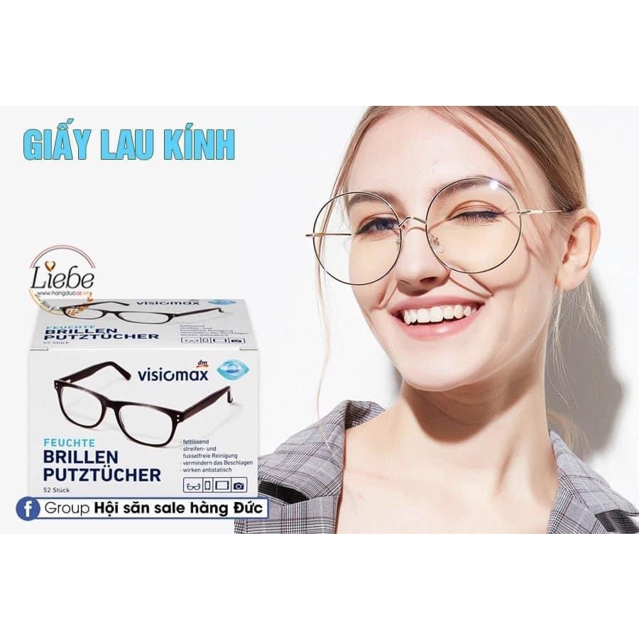 GIẤY LAU KÍNH VISIOMAX GIÚP LÀM SẠCH VÀ BẢO VỆ KÍNH- KÍNH CẬN