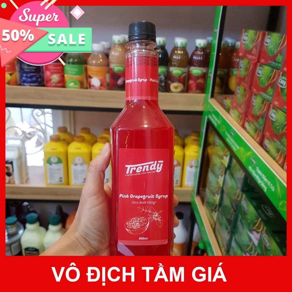Siro Trendy các hương chai 830ml