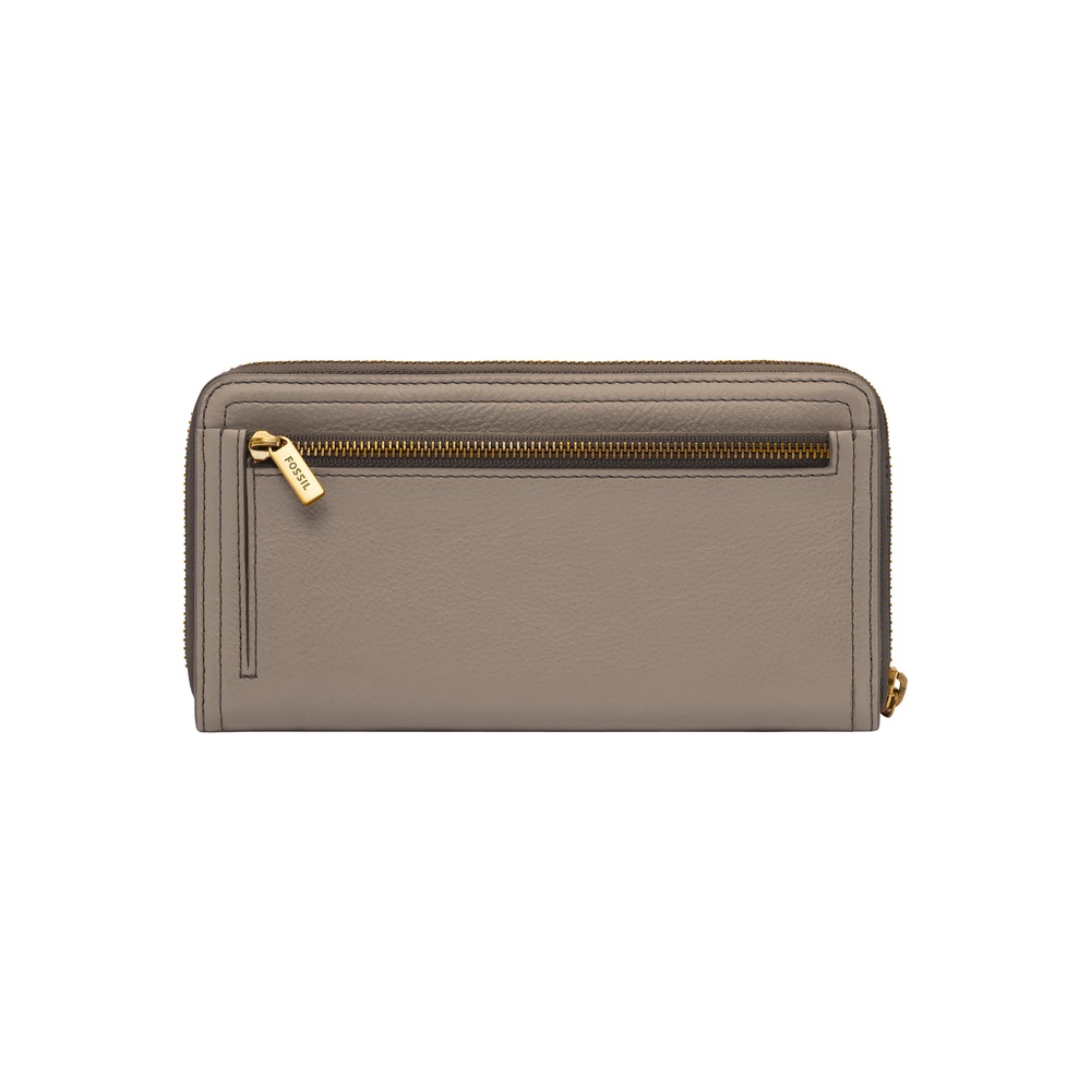 Ví da nữ Fossil Logan Clutch SL7831788- xám