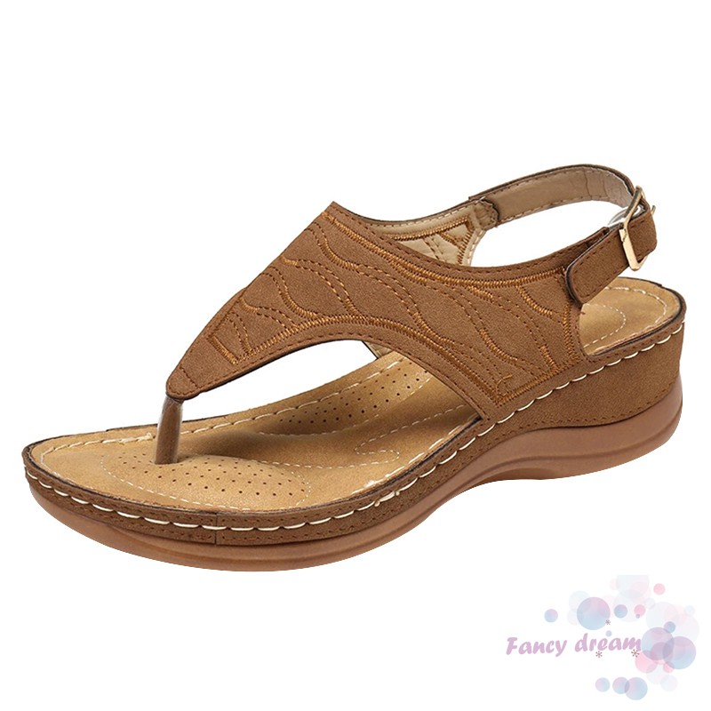 Sandals mềm xỏ ngón siêu nhẹ thời trang nữ đi biển