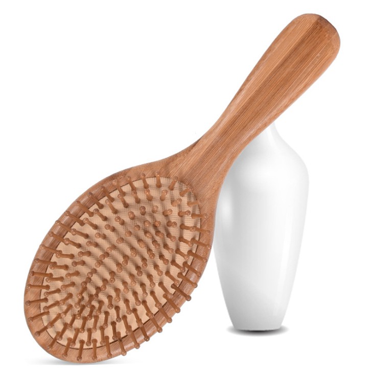 Lược chải tóc tre tự nhiên chống tích điện và massage da đầu XM27