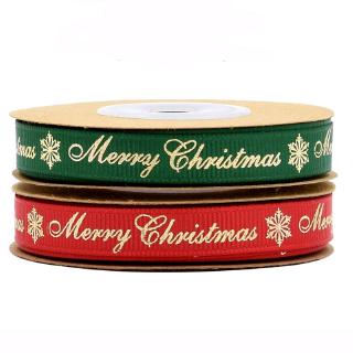 Cuộn dây ruy băng 25 thước dùng trang trí Giáng Sinh10MM/25MM