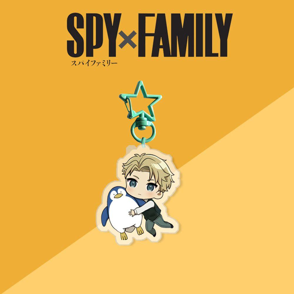 LANFY Móc Khóa Nhựa Acrylic In Hình Anime SPY X FAMILY