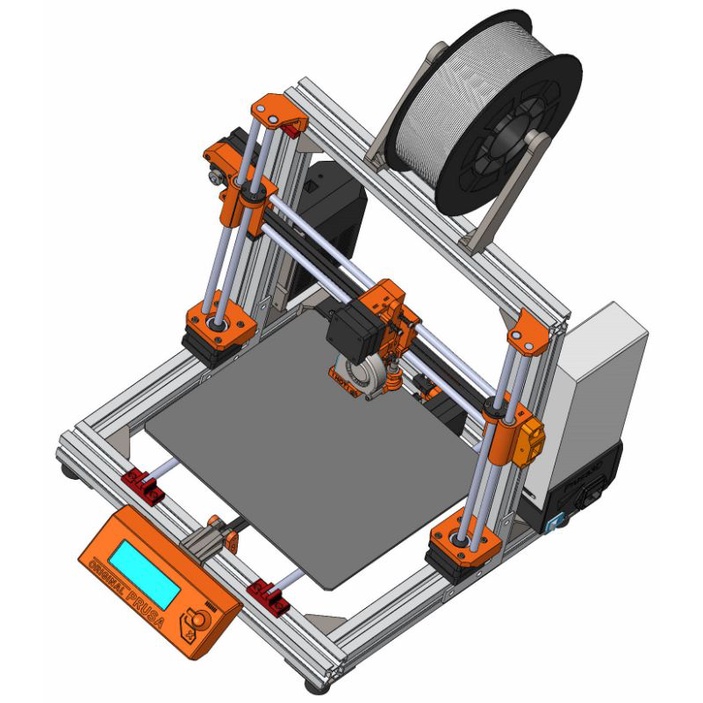 Khung máy in 3D Prusa MK2-X, nhôm 3030, có file thiết kế